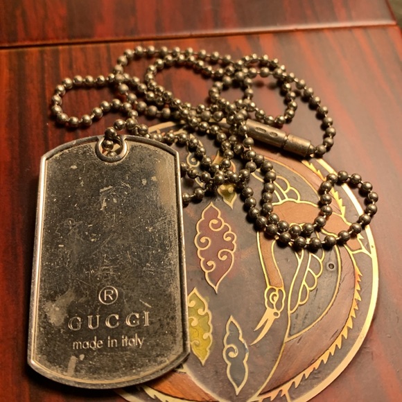 Gucci Dog Tag Necklace - Picture 7 of 11